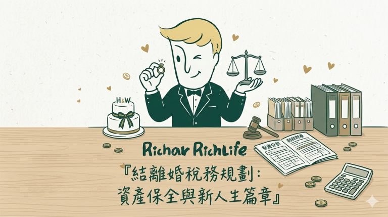 轉角遇到愛，還是碰上稅？結離婚的財產守護與稅務雙贏指南